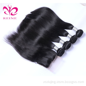 REINE Silky smooth  hair extension, unprocessed Vietnamese cheap price top selling 100% human hair with closure